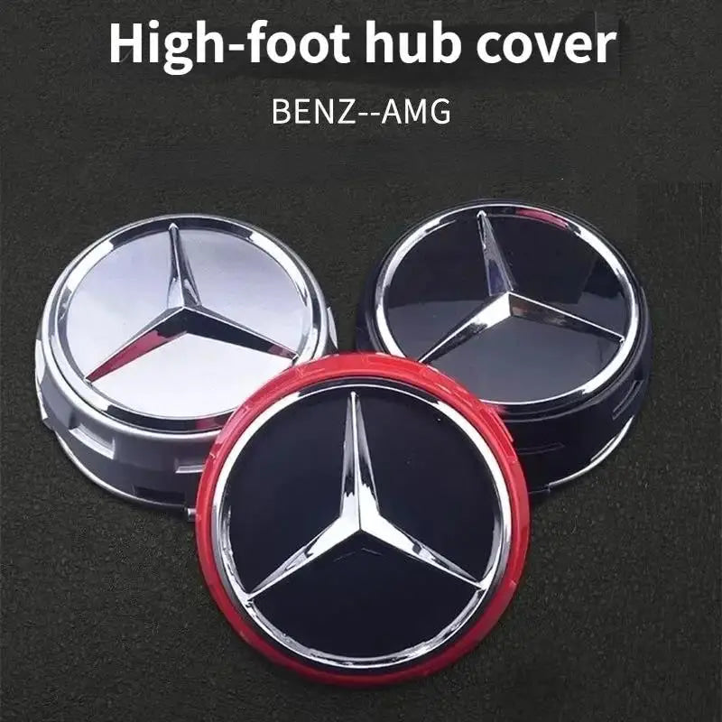 4PCS 75mm NEW Car Wheel Center Hub Caps Cover for Mercedes Benz AMG GLC GLK CLA W166 W163 W221 Interior Mouldings LGG-DA-BENZ