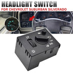 New Headlight Fog Lamp Control Light Button Switch For Cadillac Escalade EXT ESV Chevy Avalanche Silverado GMC Sierra 15143597