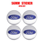 4PCS 56/60mm Car Wheel Hub Caps Badge Covers Auto Accessories For Ford Focus Fiesta Mustang Mondeo Smax Ranger Kuga ST Shelby