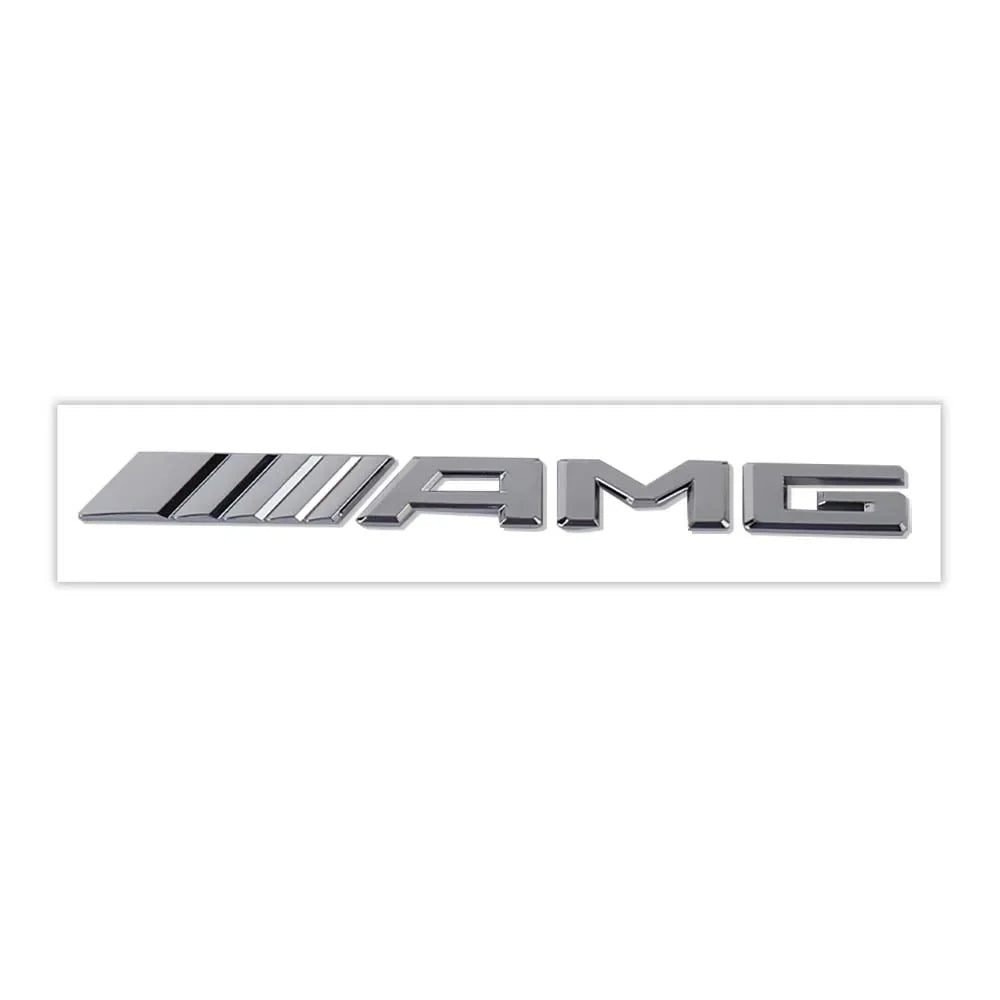 1pc 3D ABS Car Rear Trunk Badge Decal Letters Sticker For Mercedes Benz AMG A B C E G CLA C63 C63S E53 GT SLK W176 W205 W177