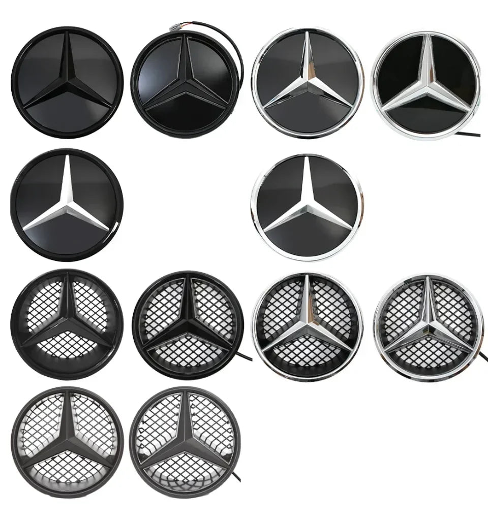 1pcsFor Mercedes Benz W204 B C GLK Class B180 B200 B250 C180 C200 C230 C250 C280 C300 C350Front Grille Mirror Star Badge Emblem