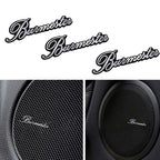 Chevrolet 3D Aluminum Car Audio Stickers Fit For Silverado Impala Malibu Equinox Cruze Camaro Tahoe/Suburban Blazer Spark Aveo