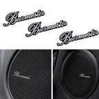 Chevrolet 3D Aluminum Car Audio Stickers Fit For Silverado Impala Malibu Equinox Cruze Camaro Tahoe/Suburban Blazer Spark Aveo