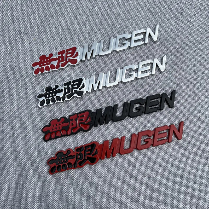 3D Car Sticker Grille Badge MUGEN Emblem for Honda Accord Civic CRV Crosstour H-RV nsx Pilot Odyssey City CRZ Spirior AVANCIER
