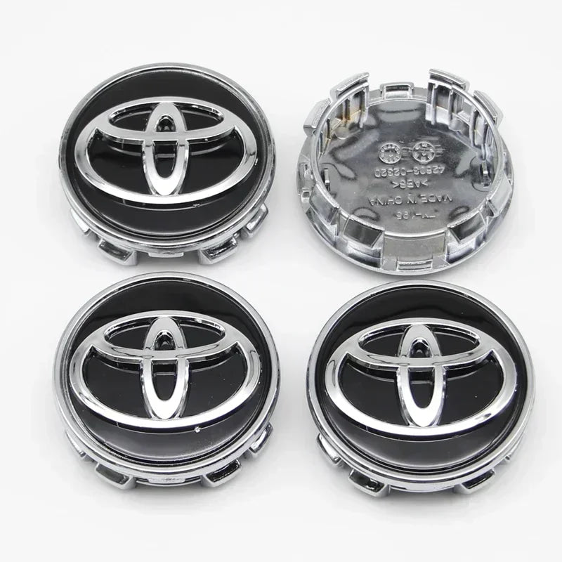 4pcs 57mm/62mm Car Tyre Wheel Center Hub Cap Badge Logo Rim Emblem For Toyota Corolla Camry Yaris CHR Rav4 Auris Verso Avalon