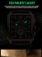 BINBOND Luxury quartz wristwatches luminous waterproof auto date chronograph men's watch business sport fashion casual reloj