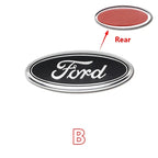 58x22mm Car Steering Wheel Emblem Sticker Cover For Ford F-150 Lightning Model T Tourneo Custom RS200 Auto Upgrade Decoration