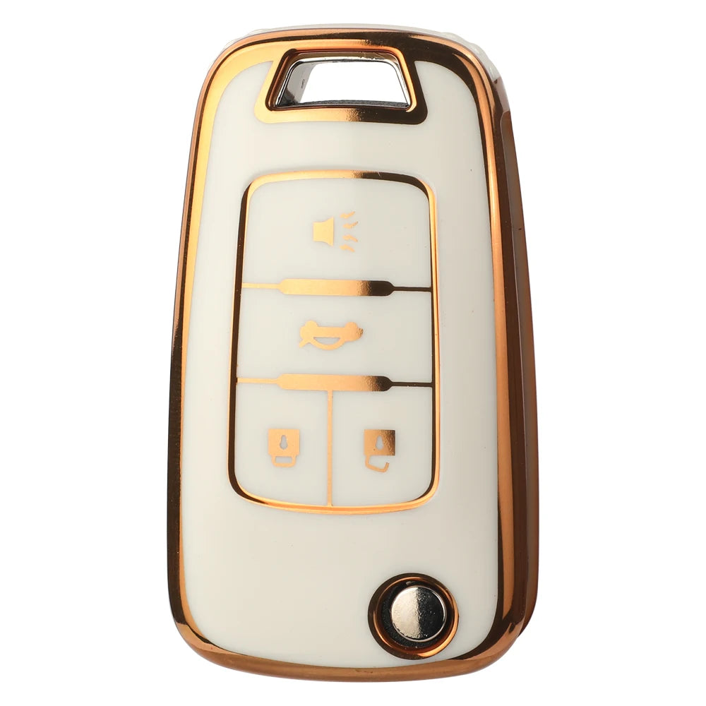 Jingyuqin 2/3/4/5 BTN suave TPU funda para llave de coche para Buick/Opel para Chevrolet Cruze Epica Lova Camaro Impala Aveo Malibu Sail Orlando