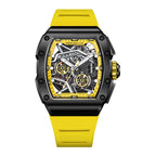 Pagani Designs-reloj automático de acero inoxidable para hombre, cronógrafo mecánico con esfera de grafiti Richard, complemento masculino de buceo