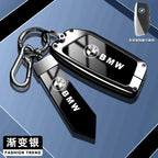 New Metal Car Key Case Cover Shell Fob For BMW i7 X7 G07 LCI iX I20 X1 U11 7 Series G70 G09 XM U06 G81 M3 2023 Protector Keyless