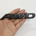 3D Metal AWD Letters Stickers Car Rear Trunk Fender Badge Sticker For Honda CRV HRV Toyota Highlander Car Styling Accessories