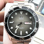 Orient Automatic Diver Watch Men 200M Waterproof Multi-Color Dial Stainless Steel Wristwatch