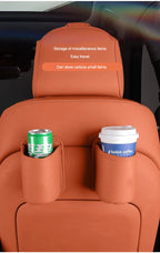 For Toyota Car Door Water Cup Holder Back Seat Drink Rack Leather Storage  Corolla Yaris Prius Camry Auris Avensis car sticker