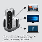 Logitech MX Master 3S inalámbrico Bluetooth ratón de gama alta pantalla cruzada portátil