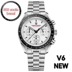 2025 New PAGANI DESIGN AK Project Mars Men's Watches Luxury Quartz Watch Men AR Sapphire Speed Sport Chronograph Automatic Date