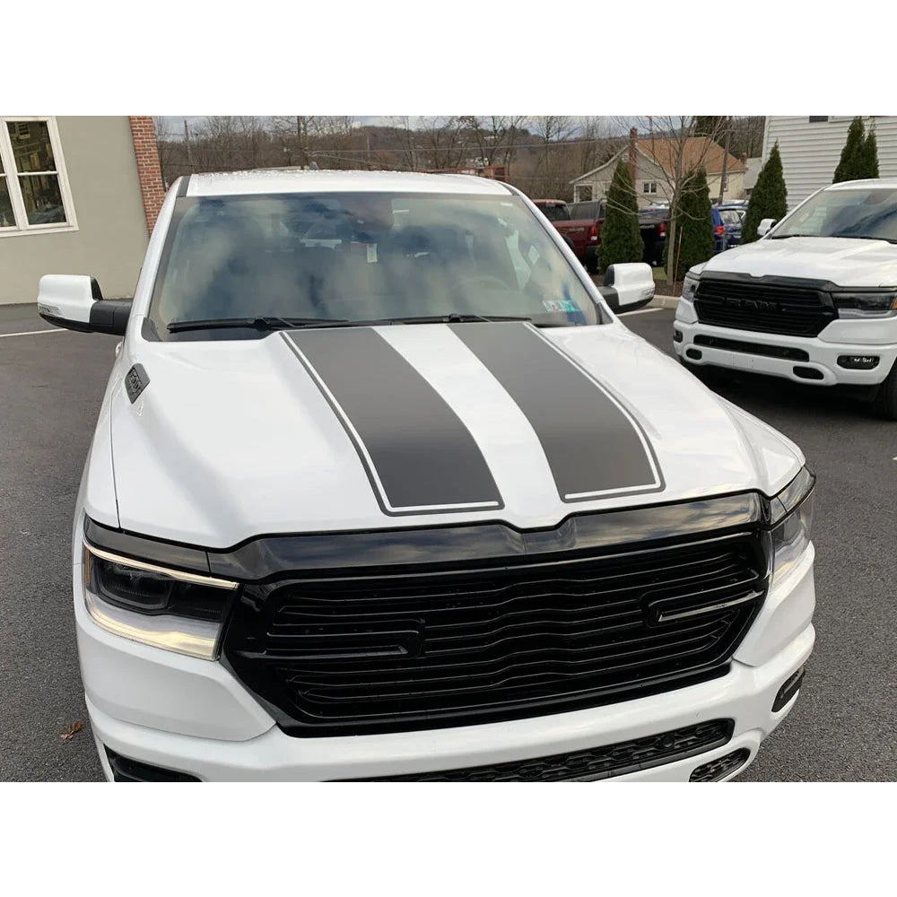 Car Hood Tailgate Stickers For Dodge Ram 1500 2500 Hemi Rebel Truck Graphic Pickup Decal Vinyl Cover Auto Tuning Accessories