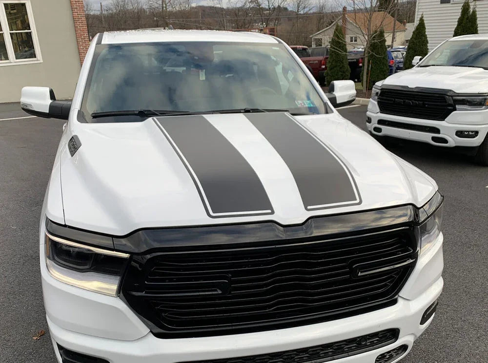 Car Hood Tailgate Stickers For Dodge Ram 1500 2500 Hemi Rebel Truck Graphic Pickup Decal Vinyl Cover Auto Tuning Accessories