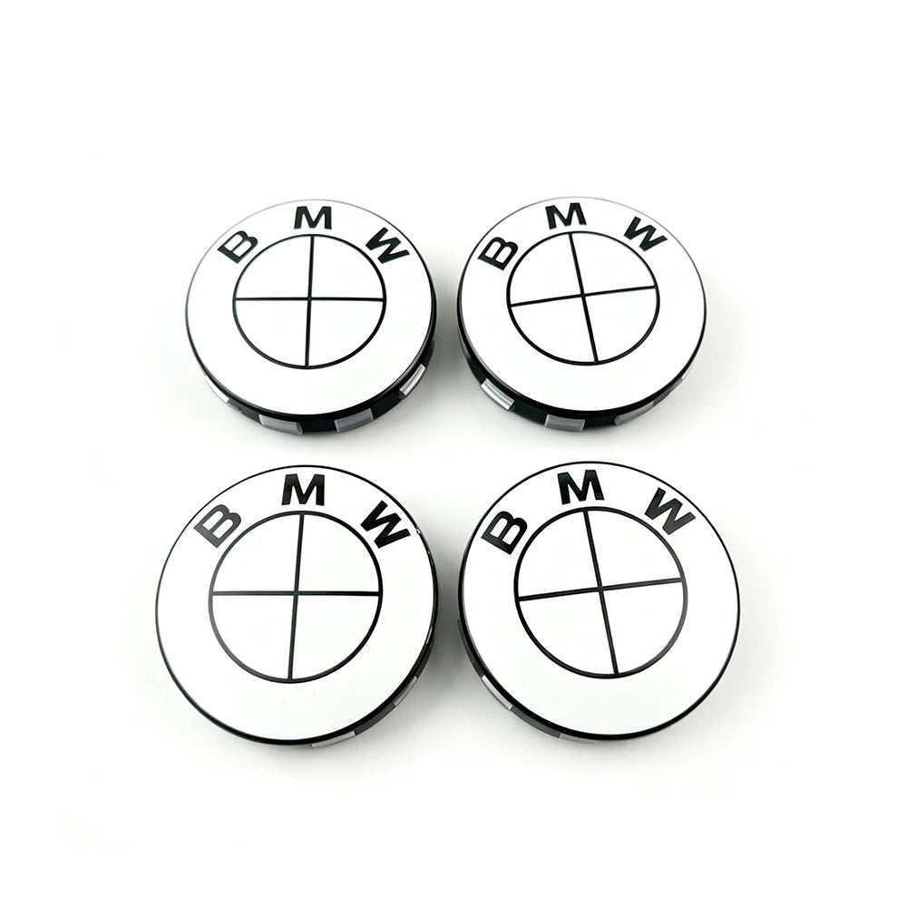4Pcs Car Wheel Hub Cap Center Emblem LOGO Accessories for BMW E90 E60 F18 E46 X3 X5 X1 G30 E60 F30 E90 G20 E46 F02 G28 56MM 68MM
