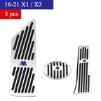 Bmw Foot Pedal Covers, Stainless Steel Rubber Anti-slip Pedals Are Suitable for BMW 3 Series BMW 5 Series X3 X5 From 2003 To 20