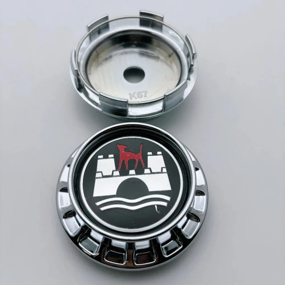 4pcs 67mm ( Clips 62mm ) Car Wheel Center Caps Wheel Hubcaps Rim Hub Dust Cover With Wolfsburg Logo Emblem Badge Car Accessories