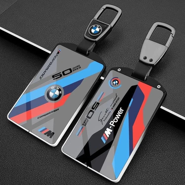 Car Keychain For BMW Card Key Protection Cover New X1/7 Series 5 4 3 Series X5 Shell X7 Buckle 535li Advanced NFC Five Series