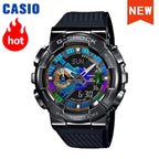 2026 vip Casio GA-2100 men's watch series G-SHOCK small steel cannon series genuine black gold waterproof sports couple watch