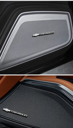 Chevrolet 3D Aluminum Sticker Decal Fit For Chevrolet Silverado Impala Malibu Equinox Cruze Camaro Blazer Spark Aveo TrailBlazer