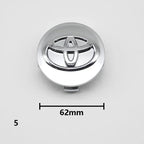 4Pcs 57/62mm Car Wheel Center Hub Caps For Toyota Rav4 Aygo Yaris Corolla Camry Car Tire Center Decoration Stickers Accessories