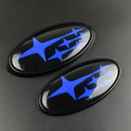 Acrylic Car Front Hood Logo Emblem Rear Trunk Badge Sticker for Subaru Impreza BRZ WRX STI Legacy Outback Ascent XV Accessories