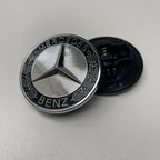 1PC 56mm Car Hood Emblem Badge Bonnet Emblem Cover For Mercedes Benz Brabus AMG W124 W163 W202 W203 W204 W210 W211 W205 Sticker