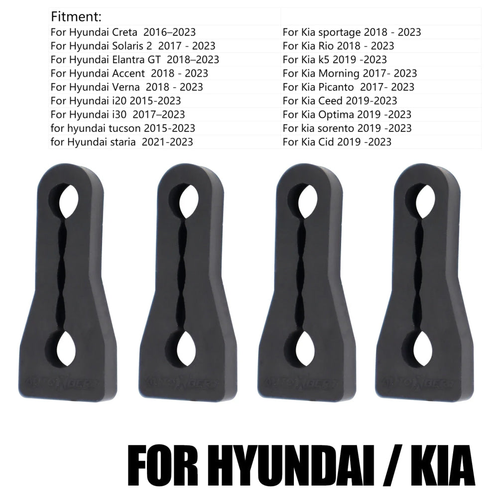 Universal Car Door Lock Damper Buffer For Toyota Nissan VW Hyundai KIA Peugeot Deadener Seal Shock-Absorbing 2004 2020 2023 2024