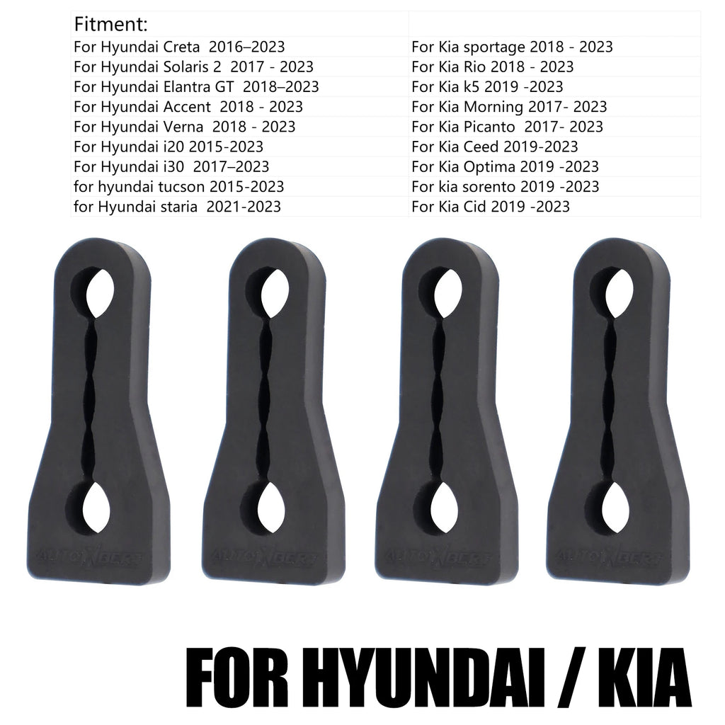 Universal Car Door Lock Damper Buffer For Toyota Nissan VW Hyundai KIA Peugeot Deadener Seal Shock-Absorbing 2004 2020 2023 2024