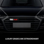 Front Grille Decoration Badge Car Head Grill Emblem LED Light Audi Sline A6 Q3 A3 B5 B6 B7 B8 B9 Q7 8P 8V 8L A5 A4 C6 Car sticke