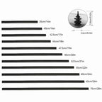 14" - 28" Car Wiper Blade Windscreen Wipers Insert Natural Rubber Strip 6mm Windscreen FR Wipe Car Accessories