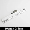 3D Letters Fairlady Z Logo Rear Boot Trunk Emblem Badge for Nissan Nismo 350Z 370Z Z33 GTR Side Fender Car Sticker Decals
