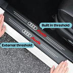 Car Door Trunk Sill Protective Strip Threshold Anti Scratch Sticker for Audi sline A4 B7 B8 B9 A3 8P 8V 8L A5 A6 Q3 Accessories