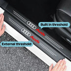 Car Door Trunk Sill Protective Strip Threshold Anti Scratch Sticker for Audi sline A4 B7 B8 B9 A3 8P 8V 8L A5 A6 Q3 Accessories