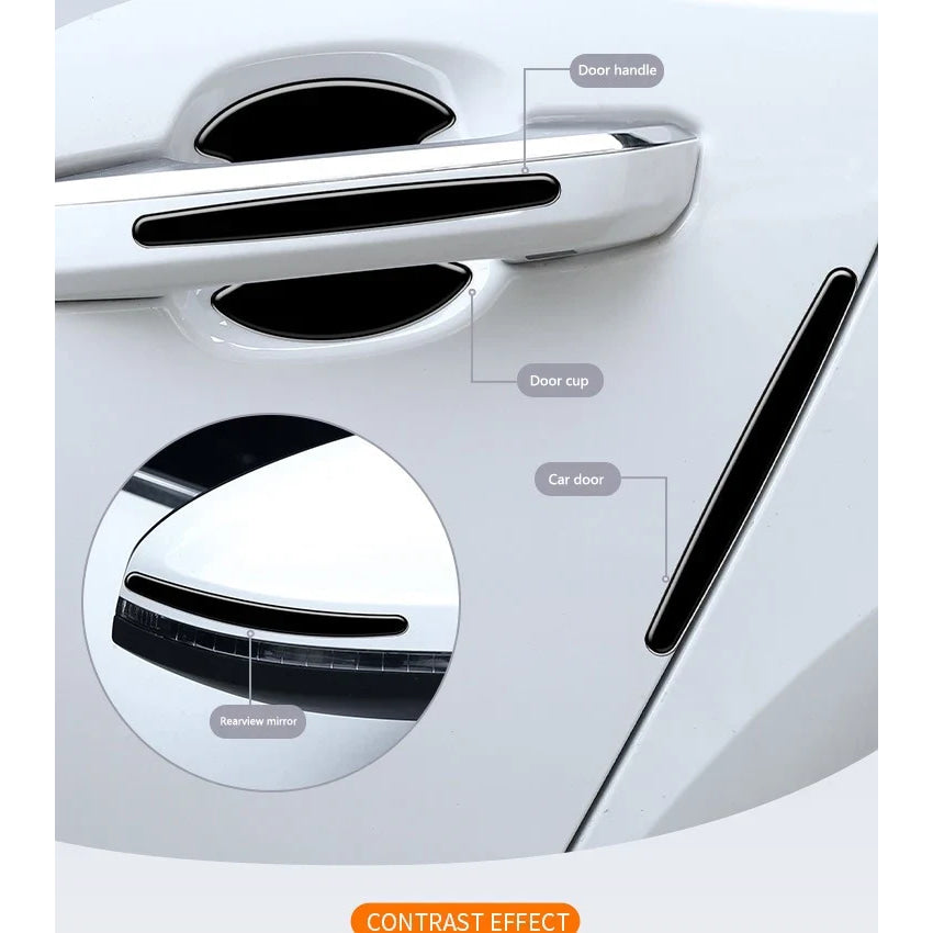 Car Door Handle Bowl Stickers Anti-collision Protector Stickers For Honda Mugen Power Civic Accords CRV Hrv Jazz CBR VTEC VFR