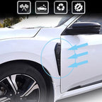 Pairs 35cm Car Fender Side Air Vent Cover Trim Modified Carbon Fiber Black Fender Side Gills Universal Air Vent Decorative Stick