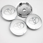 4Pcs Car Wheel Center Hub Caps Emblem Badge Rim Dust Cover For Toyota Corolla Camry Highlander Yaris Prius CHR Auto Accessories