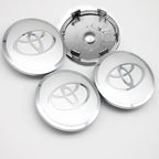4Pcs Car Wheel Center Hub Caps Emblem Badge Rim Dust Cover For Toyota Corolla Camry Highlander Yaris Prius CHR Auto Accessories