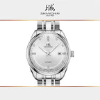 Shanghai Watch Calendar Mechanical Men's Watches 40mm Automatic Watches 316L Stainless Steel 50M Waterproof reloj hombre SH3007