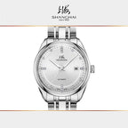 Shanghai Watch Calendar Mechanical Men's Watches 40mm Automatic Watches 316L Stainless Steel 50M Waterproof reloj hombre SH3007