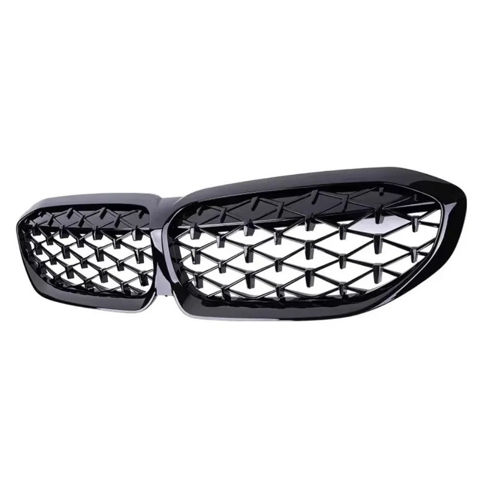 XVIP For BMW G20 3-Series G20 G21 G28 2019-2023 Front Bumper Hood Kidney Racing Grilles Replacement Black Diamond Meteor Style