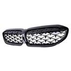 XVIP For BMW G20 3-Series G20 G21 G28 2019-2023 Front Bumper Hood Kidney Racing Grilles Replacement Black Diamond Meteor Style