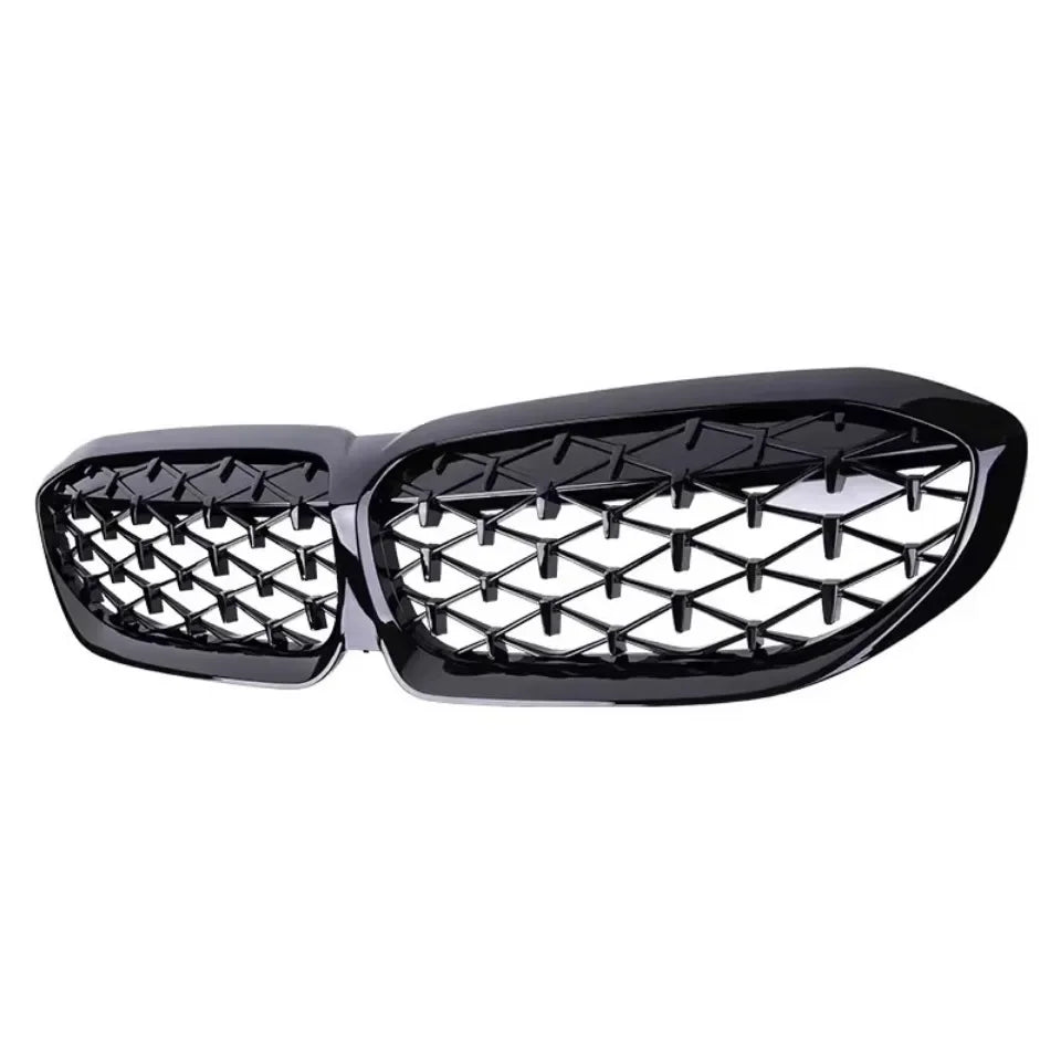 XVIP For BMW G20 3-Series G20 G21 G28 2019-2023 Front Bumper Hood Kidney Racing Grilles Replacement Black Diamond Meteor Style