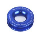 Car Recovery Ring 41000 LBS Winch Soft Shackle Recovery Ring Kits Truck ATV Winch Rope Hauls Snatch Soft Shackle Car Accessory