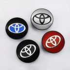 4pcs 56mm Car Styling Wheel Center Hub Caps Stickers Badge Emblem Decoration Decal For Toyota Corolla Auris Yaris CHR Rav4 Hilux