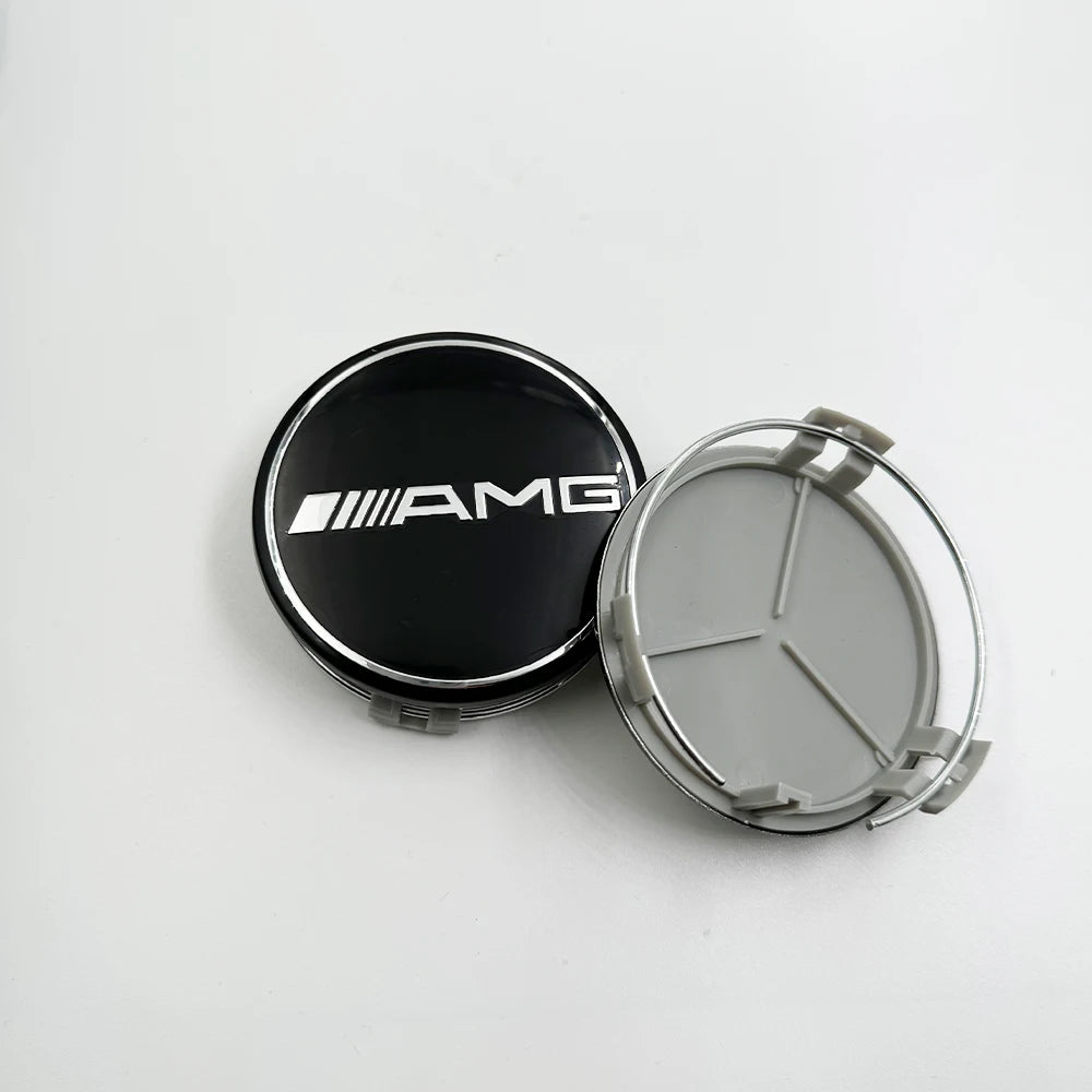 4pcs 75MM Car Wheel Center Hub Caps Covers For Mercedes Benz A B C S Class AMG GLA CLA GLC W176 W221 W204 W205 accessories