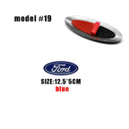 Ford Logo Front Grille Logo Hood Badge Emblem Auto Replacement Accessories For Focus mk2 mk3 Fiesta F150 F250 Ranger Mondeo mk4